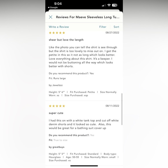 NWT new anthropologie Maeve sleeveless long tunic ruffle medium blue white - Picture 13 of 17